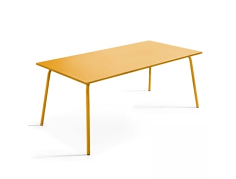 Mesa de Jardim (180 x 90 x 72 cm) em Metal Design