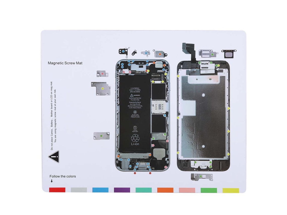Apple Teardown Screw Memory Pad, Lembra Posições Dos Parafusos, Fixação Magnética EOOCOO