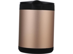Cinzeiro Automotivo Pretyzoom Em Liga De Alumínio Dourado Com Led, Fácil De Limpar E Seguro