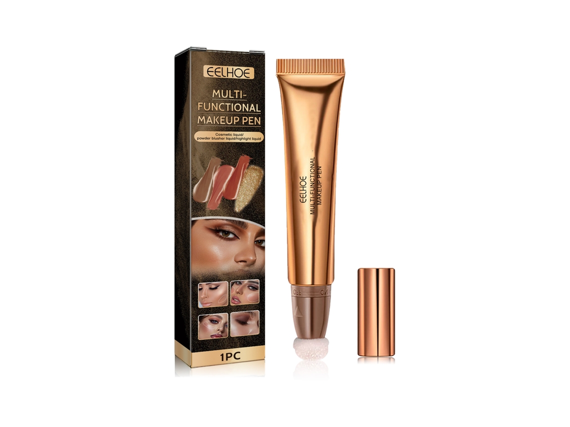 Laxiscreed Eelhoe Caneta De Contorno Facial Multifuncional Com Efeito Leve E Natural Para Realçar E Iluminar A Beleza