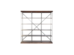 Estante de Metal Marrom Sheesham, 213x43x220cm ALEXANDRA HOUSE LIVING