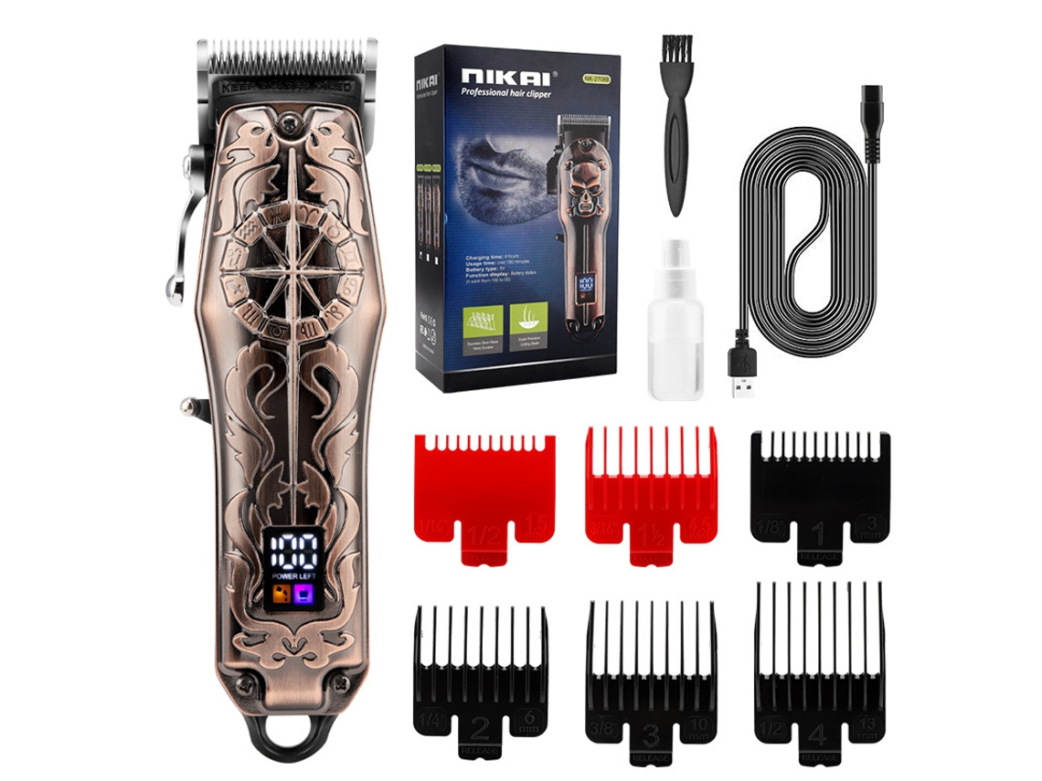 Máquina Cortar Cabelo TRUMSEN Nnk-2706 Castanho