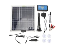 Painel Solar 200w Laxiscreed Com Controlador 20a À Prova D'água Ip67 Para Uso Externo