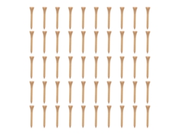 Business 50pcs de tees de golfe, madeira, 70mm, acessórios de golfe