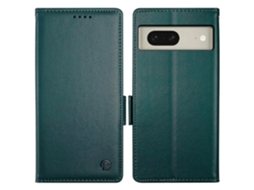 Capa De Celular Df-010 Com Fechos Laterais E Proteção Total Em Couro Sintético Para Google Pixel 8
