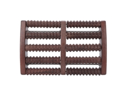Massageador De Pés Madeira Com Rolos Para Aliviar O Estresse E Relaxar Os Músculos (rolo Massagem Duplo Pé S - Ymmr)