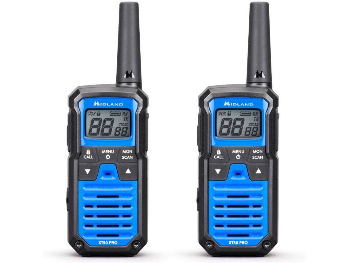 Walkie-Talkie MIDLAND XT50 Pro (Alcance até 8 km - Azul)