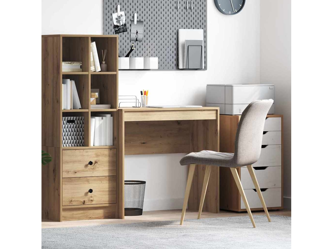 Vidaxl Mesa Carvalho Artesanal 80 X 40 X 76 Cm