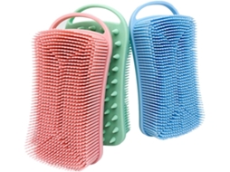 Lurelia Pack De 3 Buchas Vegetais De Banho Para Corpo E Rosto, Bucha Vegetal, Dupla Face E Massagem Suave