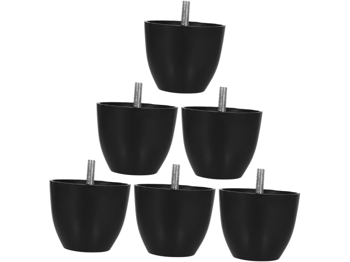 Pés De Plástico Ajustáveis Sewacc Para Móveis, Com Fácil Instalação E Proteção, Conjunto De 6 Peças Para Sofás E
