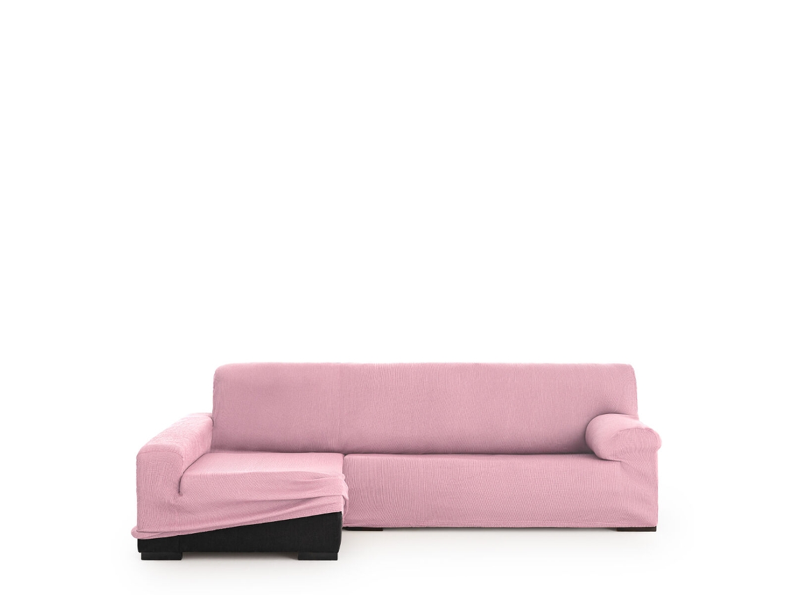Capa para chaise longue de braço comprido esquerdo EYSA ULISES Cor de Rosa 170 x 110 x 310 cm