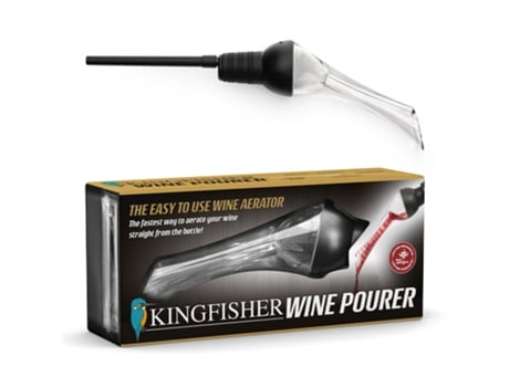 Dispensador Intensificador De Sabor De Aeração E Aerador De Vinho Kingfisher Bar Amigos