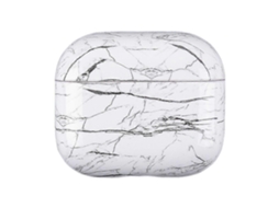 Película protetora de TPU com estampa de mármore para fones de ouvido AirPods 4 GIECY