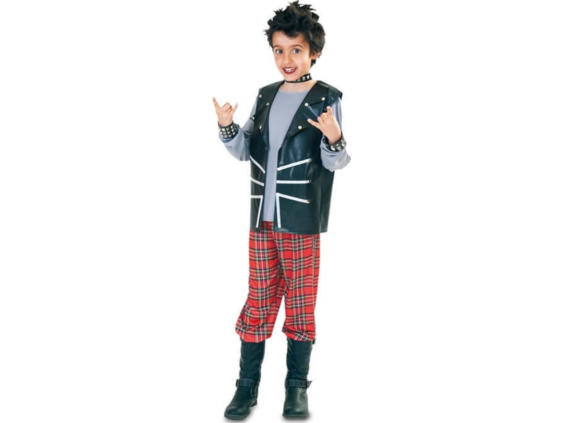 Fato de Menino DISFRAZZES Punk (Tam: 10 a 12 Anos)