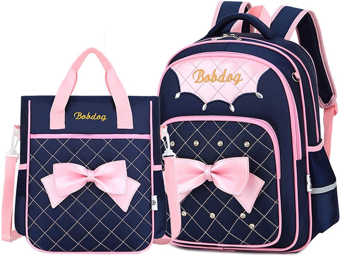Mochila Escolar, Feminina, Azul, Aulas