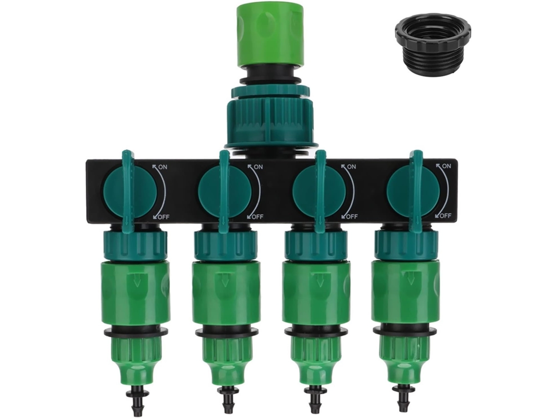 Sistema de Irrigação por Aspersão para Gramados com adaptador 4 vias torneira externa | S/MARCA