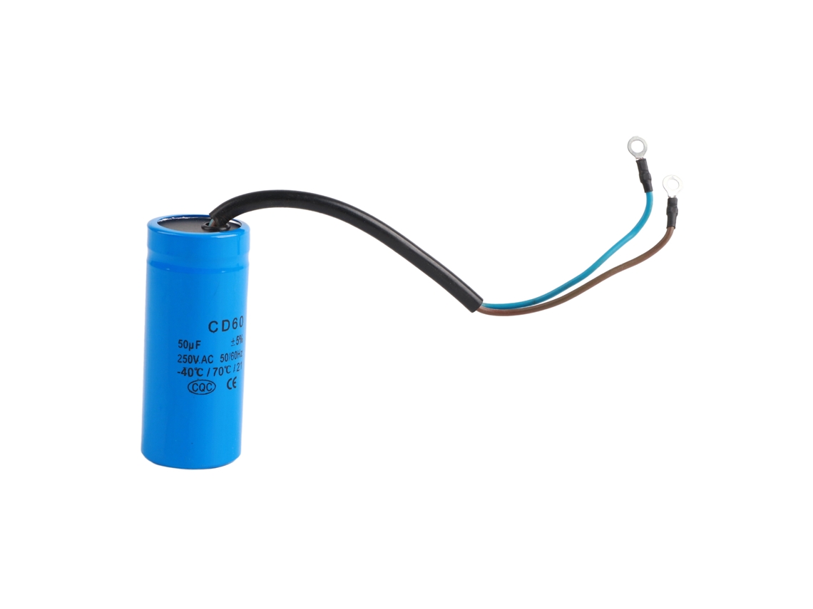 Capacitor Cd60 De Funcionamento 250v Ac 50uf Para Motor Compressor De Ar