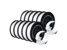 Filamento 3d, Alta Resistência, Ecológico, Pla Branco 10kg Oem