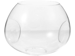 Abajur minimalista de vidro Lurelia, para luminária pendente, 15,5 x 15 x 15 cm
