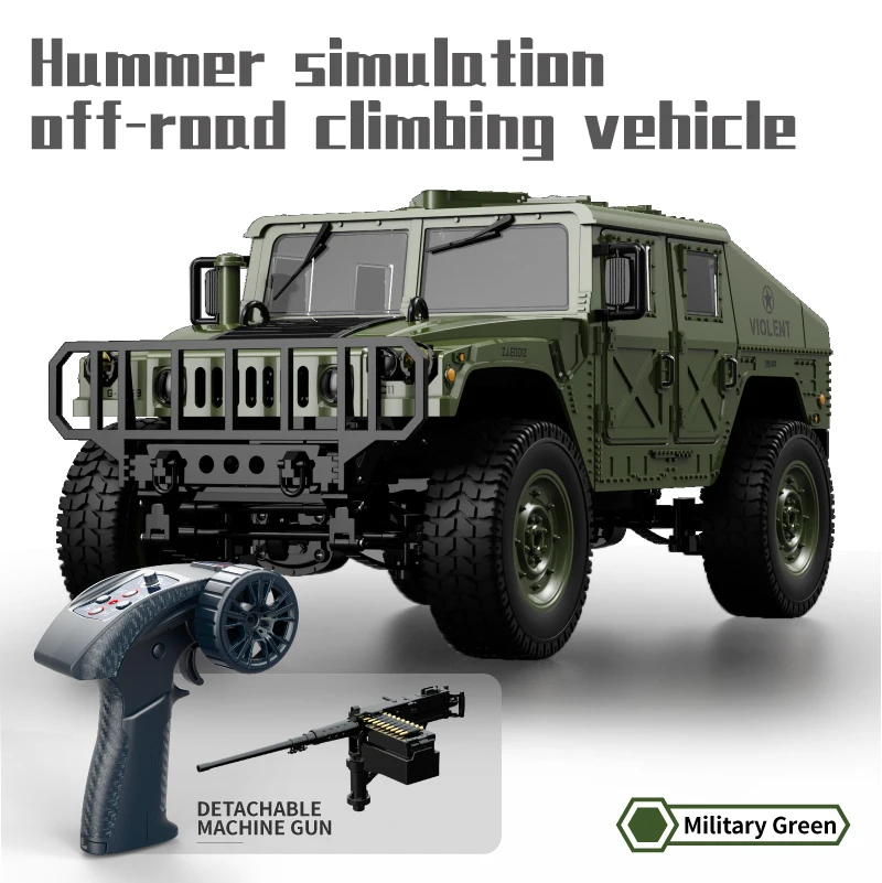 (verde Com Arma) Simulação De Carro De Controle Remoto, Carro De Controle Remoto Todo-terreno Para Escalada Off-road