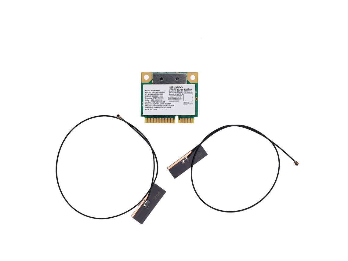 Placa De Wifi Pcie De Banda Dupla Ar5bxb92 Ar9280 Para Notebook 2,4ghz 5ghz 300mbps Win Linux