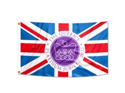 Laxiscreed Bandeira Comemorativa Do 70º Aniversário Da Rainha Elizabeth Ii 2022 Para Pendurar