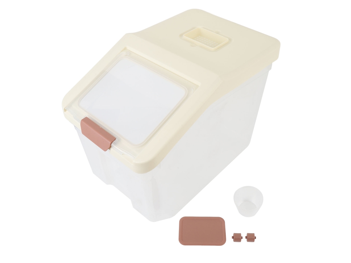 Recipiente Airtight LAXISCREED para Arroz e Farinha 20kg
