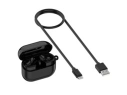 Compatível Com Galaxy Buds3 Pro, Estojo De Carregamento Sem Fio Preto Brilvibera