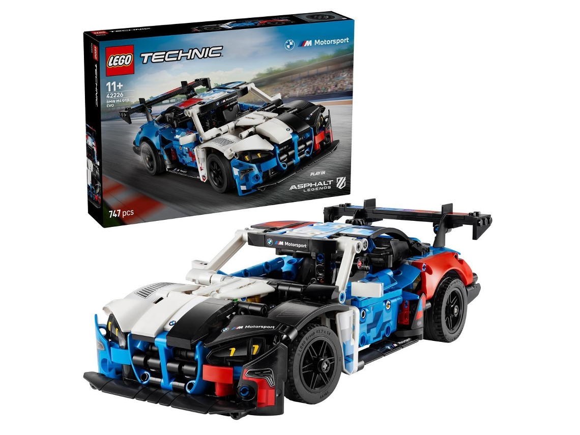 Lego® 42226 Technic Carro De Corridas Bmw M4 Gt3 Evo Kit De Maquete Com Direção - A Partir Dos 11 Anos