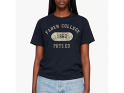 Rockinstone Animal House Movie Faber Phys Ed Navy Adult T-shirt Size:m