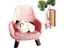 Estatuetas de Gatos Figuras Decorativas de Gatos Feitas À Mão, Estátuas de Animais em Resina Premium, Decoração CHABERLU