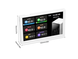 Laxiscreed Ips Usb Mini Screen Para Monitorização De Dados E Temperatura Do Pc