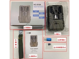 Câmera de Caça Yuexinghui HC 910A com Cartão de 32GB EOOCOO