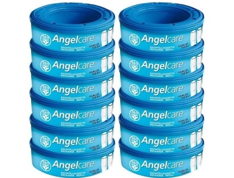 Pacote de Recargas de Lata de Lixo Angelcare com 12 ANGEL CARE