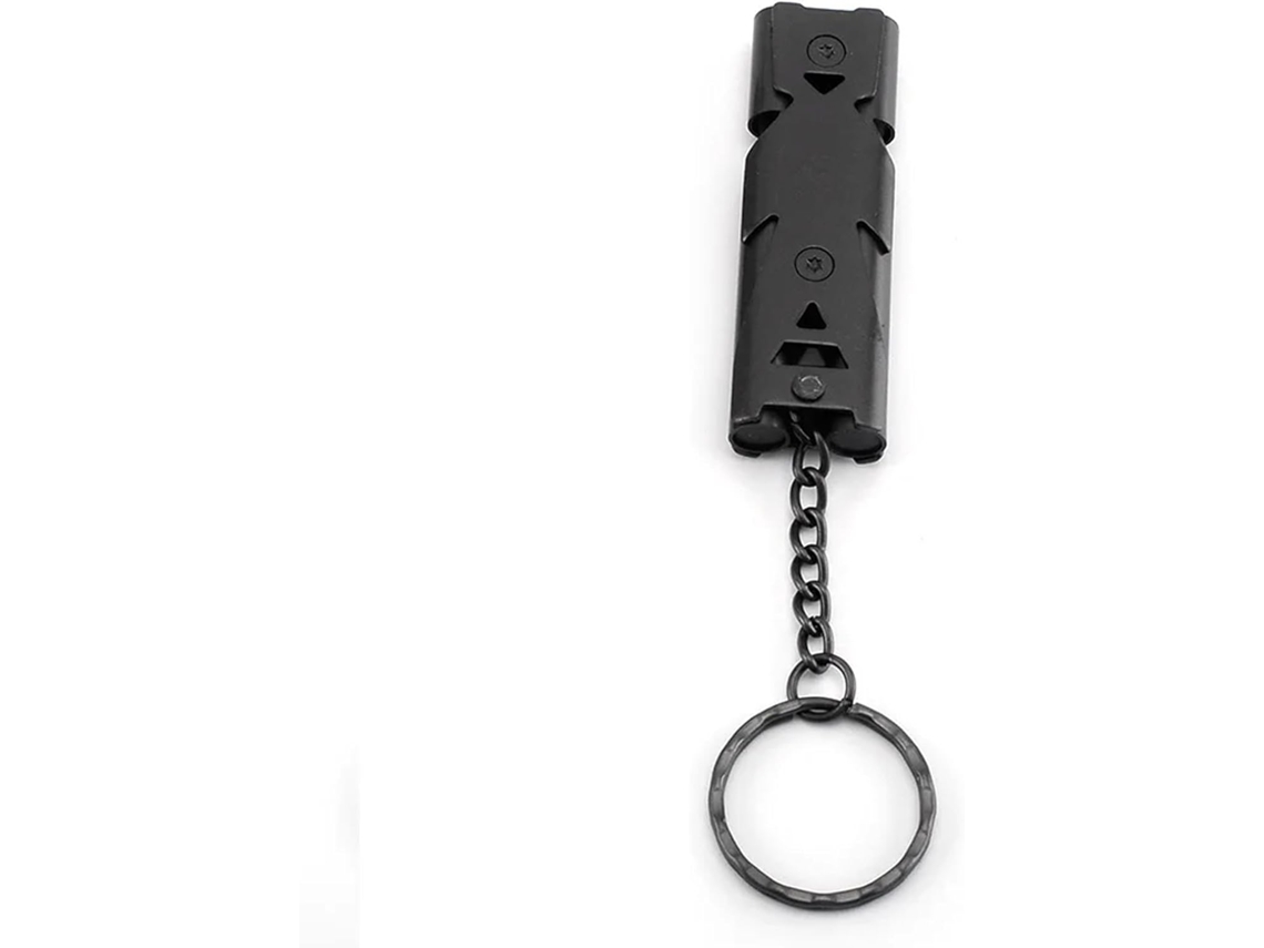 Tubo de sobrevivência, com duas cabeças, para alta frequência e alto nível de decibéis, feito de aço inoxidável.