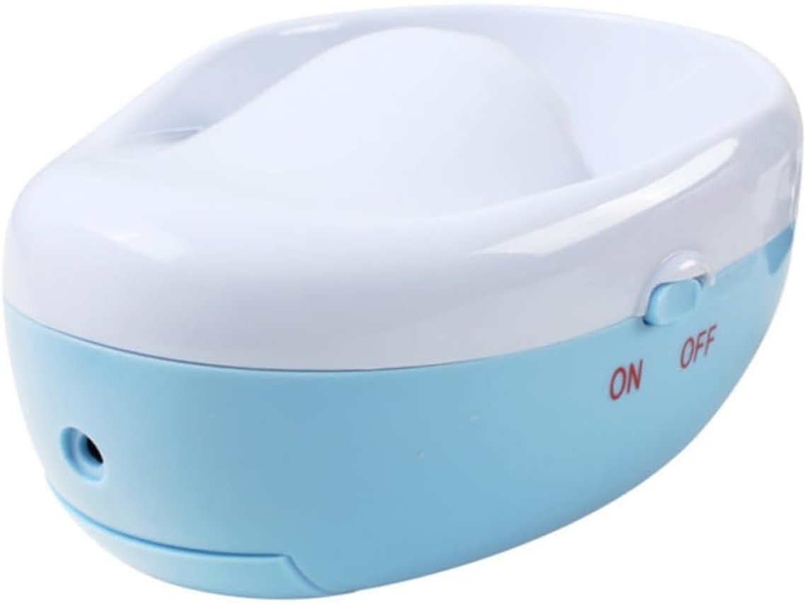 Lavatório elétrico de imersão em ABS azul, adequado para salões de beleza e outros usos.