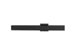 Corrimão Design Quadrado Preto 120 Cm 2 Suportes IVOL