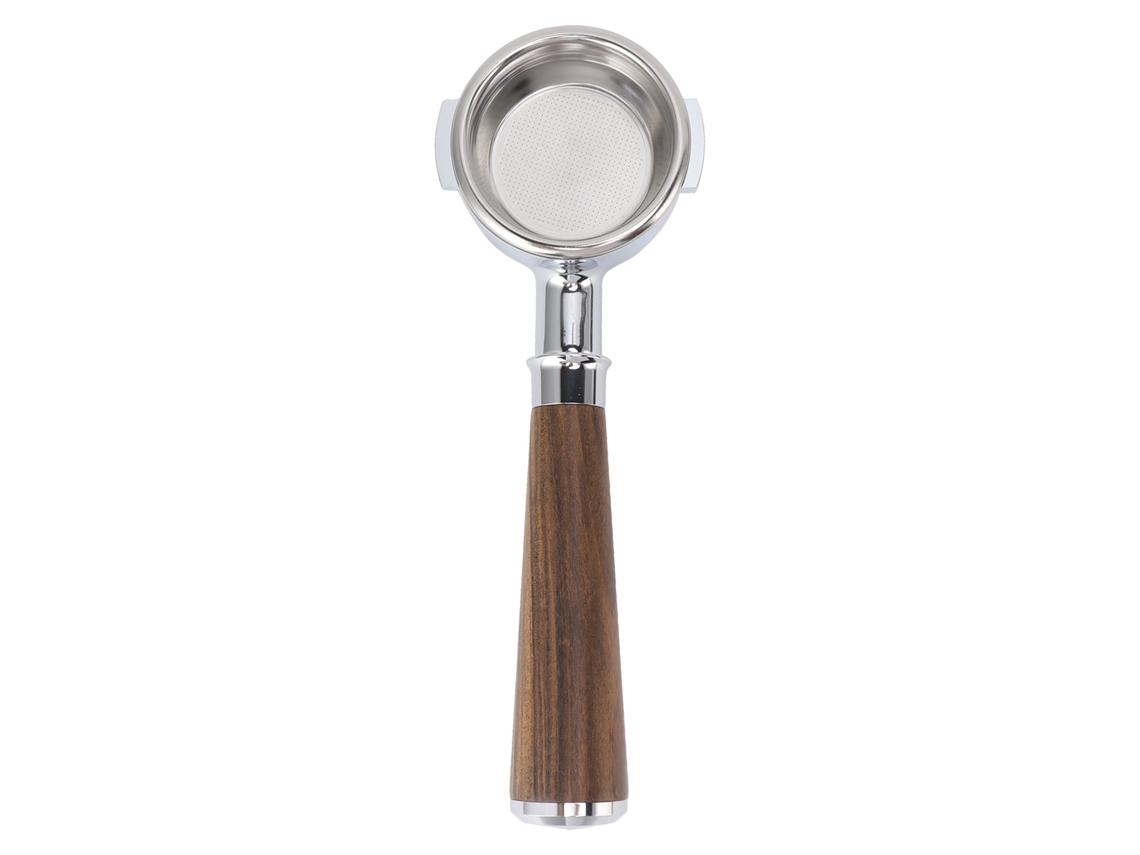 Portafilter 58mm Alumínio Cesto Filtro Rosewood Preto