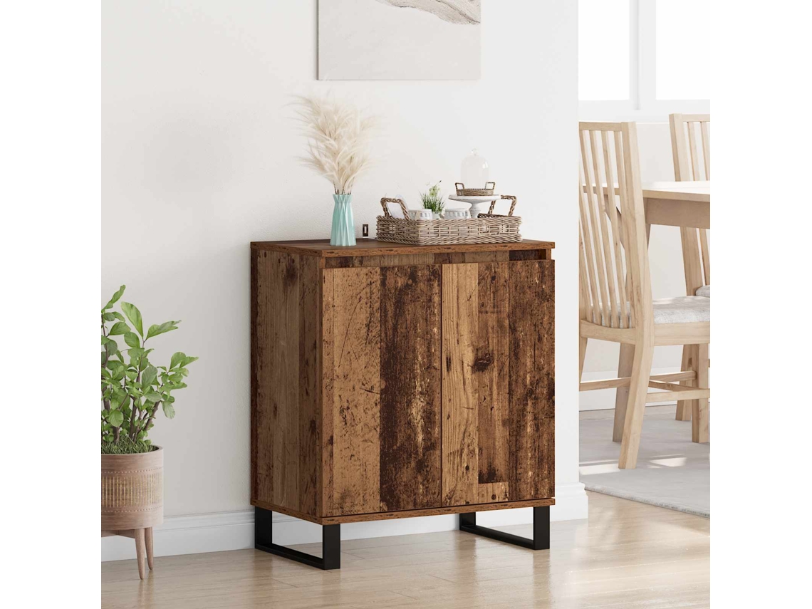 Vidaxl Buffet Madeira Antiga 60 X 35 X 70 Cm Derivados De Madeira