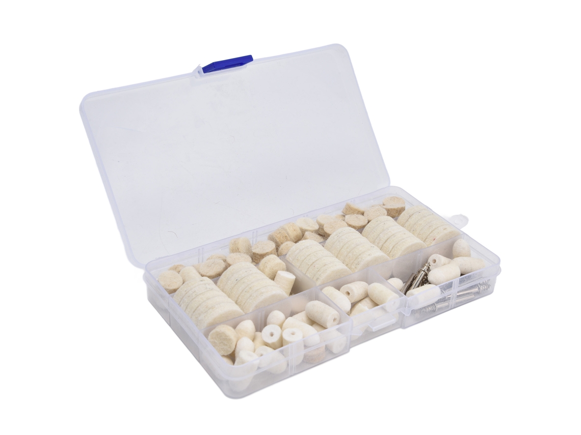 Kit De Rodas De Polimento E Lixa Com Acessórios De Mandril Para Ferramentas Rotativas E Parafusadeiras