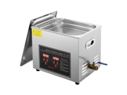 Máquina De Limpeza Ultrassônica 10l Em Aço Inoxidável 304 Com Aquecimento Tekmaquinas
