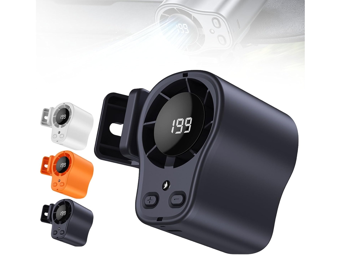 Ventilador De Clipe Recarregável Usb Led Para Camping