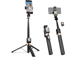 Monitor De Câmera Traseira 1080p Para Iphone E Android Com Tela De Vlog Em Tempo Real (preto)