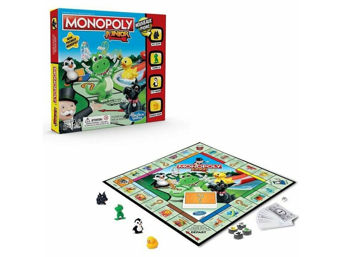 Jogo Coletivo MONOPOLY  Junior (Idade Mínima Recomendada: 5 anos - Idioma: Francês)