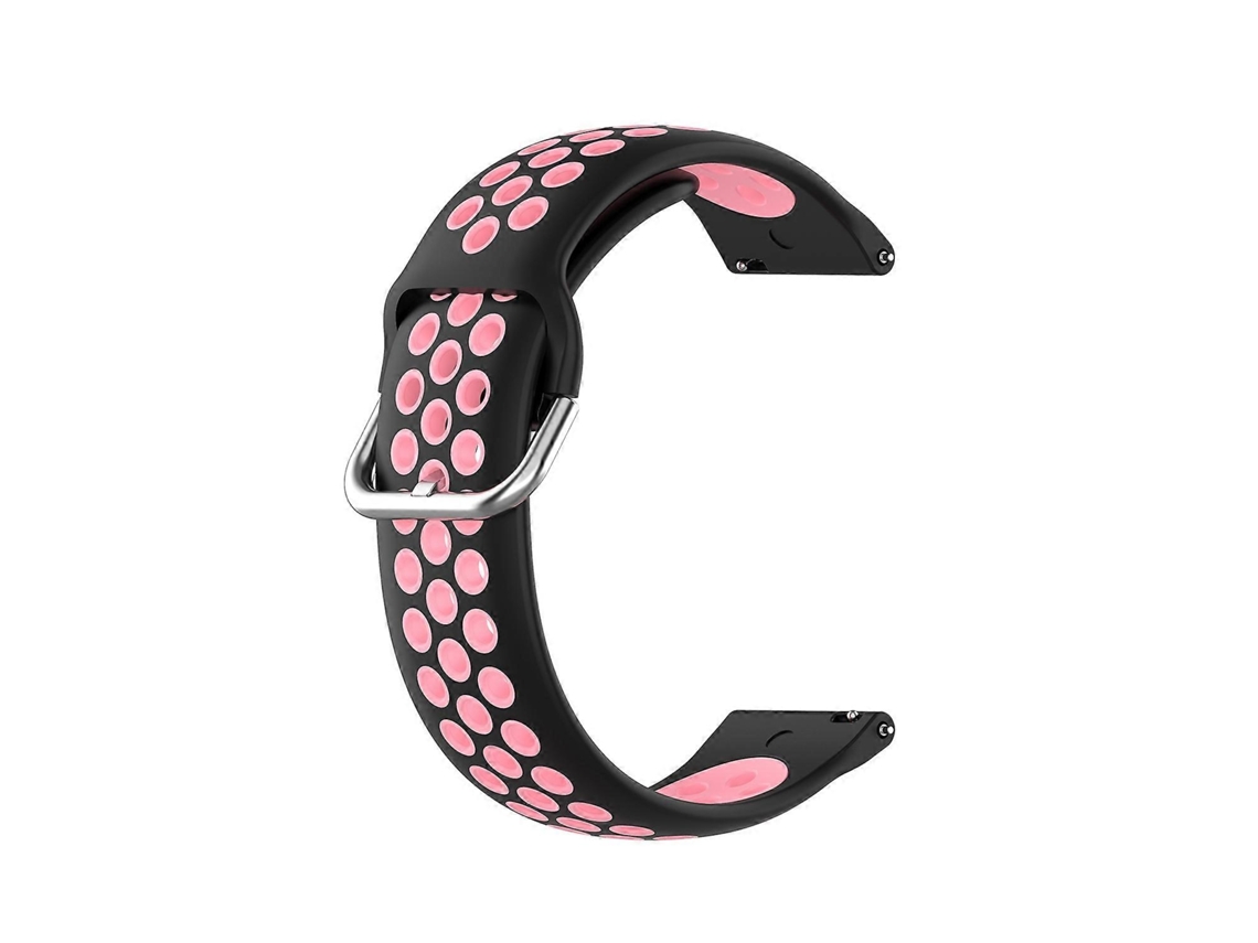 Pulseira Esportiva De Silicone Bicolor De 22 Mm Para Huawei Watch 3 / 3 Pro (branco E Preto)