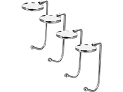 Ganchos Para Meias De Natal, Cabides De Metal Antiderrapantes Para Lareira, Decorações De Natal, Pacote Com 4 Olysi Shop