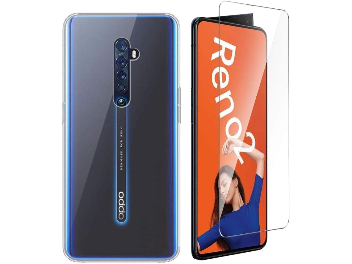 Película de Ecrã Protetora Transpa para Oppo Reno 2 HONGWE. Transparente