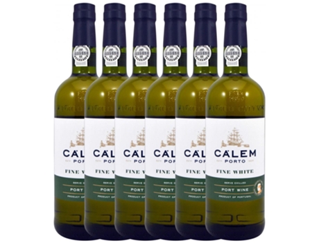 Vinho do Porto JW BURMESTER Jw Burmester Calem White Fine Port Porto (0.75 L - 6 unidades)