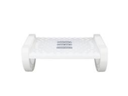 Escabelo de balanço com massagem para pés sob a mesa office pp branco alivia fadiga S/MARCA