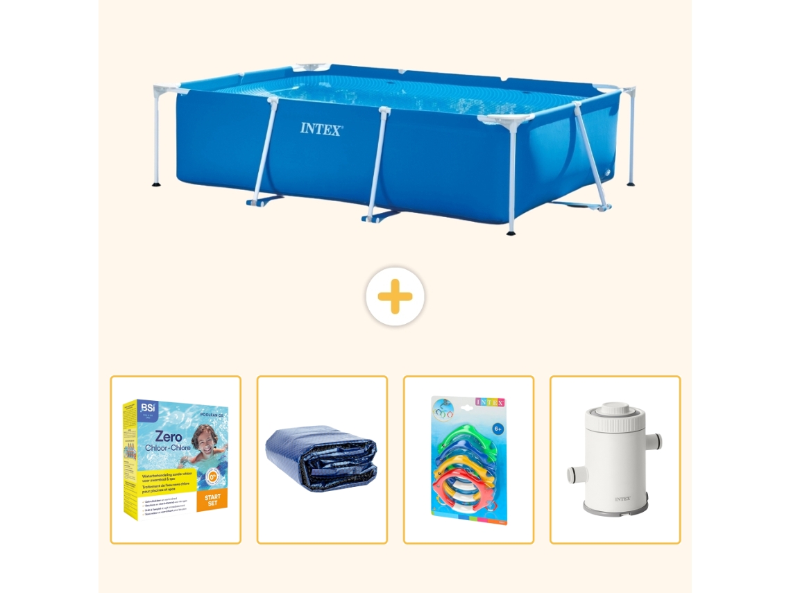 Intex Piscina Easy Set Redonda - Caranguejo - 183x51 Cm - 5-peças S7